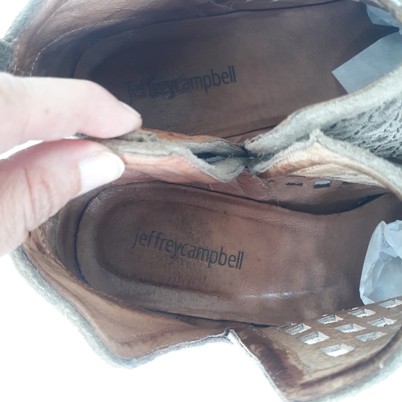 Jeffrey Campbell Taggart Perforated Leather Ankle Boot - Picture 10 of 12